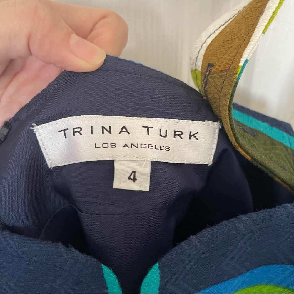 Revolve Trina Turk Nanna Dress Plaid Sweetheart - 4 - Picture 8 of 8